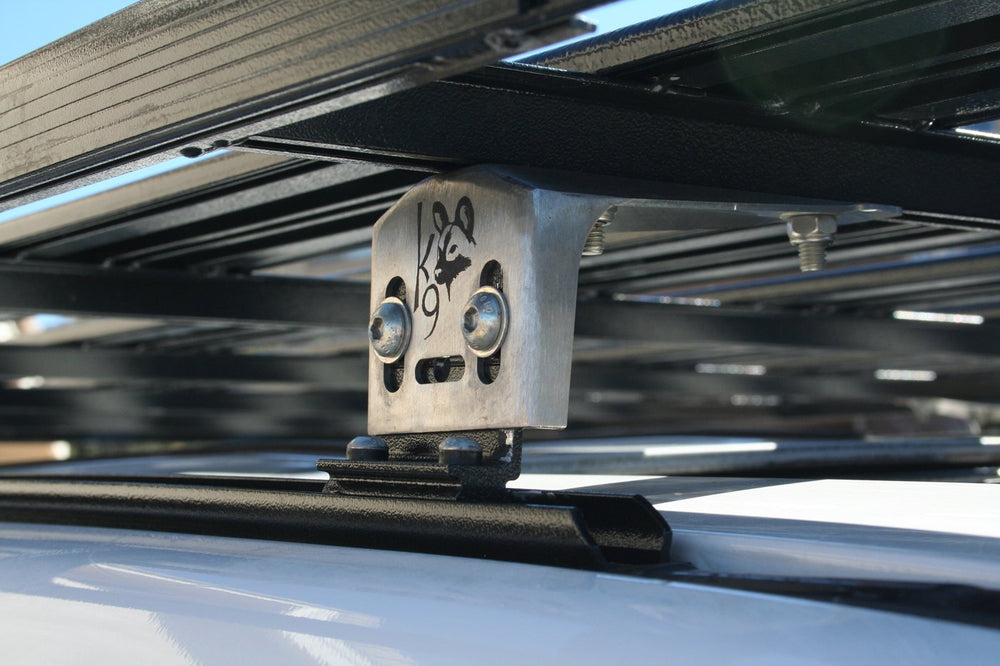 features of the mounting brackets for Eezi-Awn K9 Roof Rack Kit For Toyota Land Cruiser Series 100