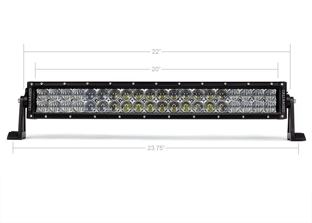 Cali Raised LED 22" Dual Row 5D Optic Osram LED