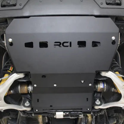 RCI Engine Skid Plate For Ford Bronco 2021 Mounted on the engine 
