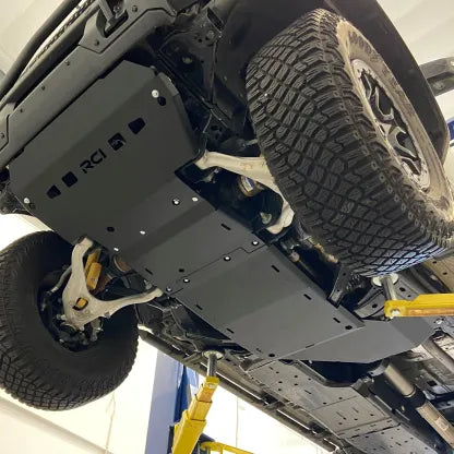  Ford Bronco 2021 with Skid Plates Installed