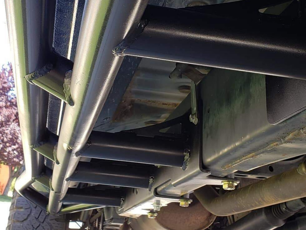 Cali Raised LED 25 Degree Rock Sliders For Toyota Tacoma 2005-2020