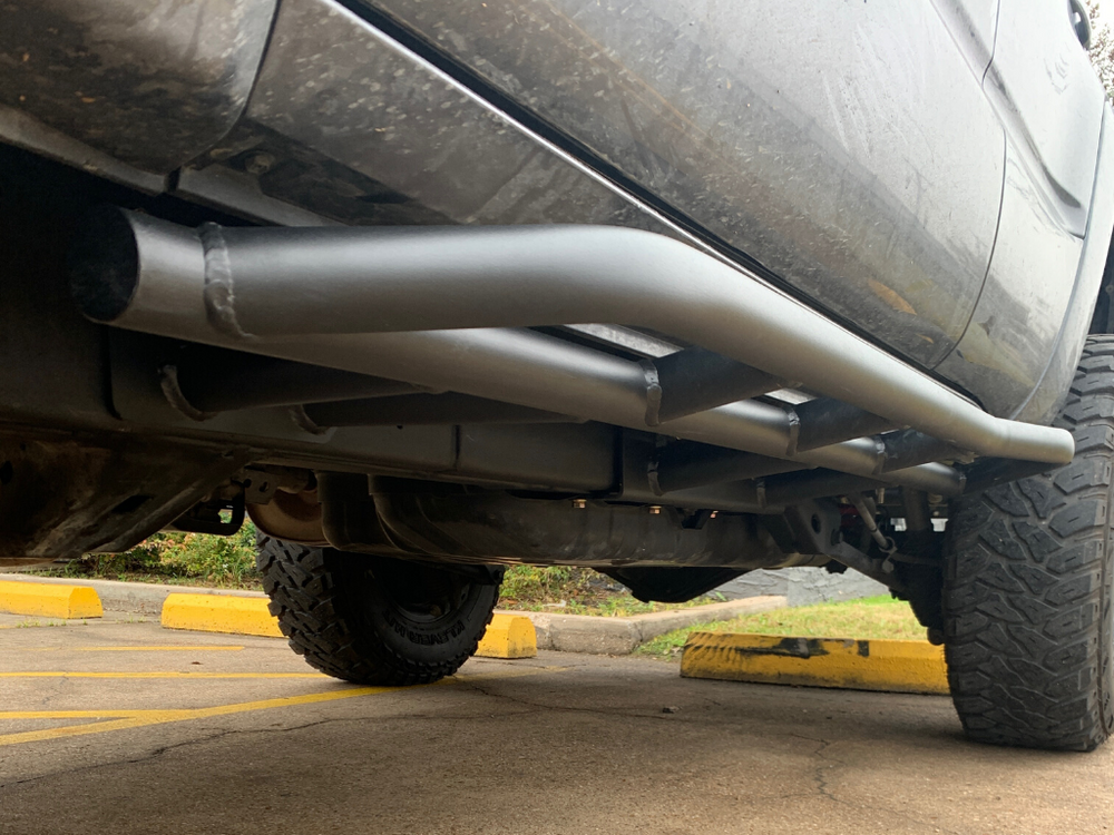 Cali Raised LED 20 Degree Bolt On Rock Sliders For Toyota 4Runner 2003-2009