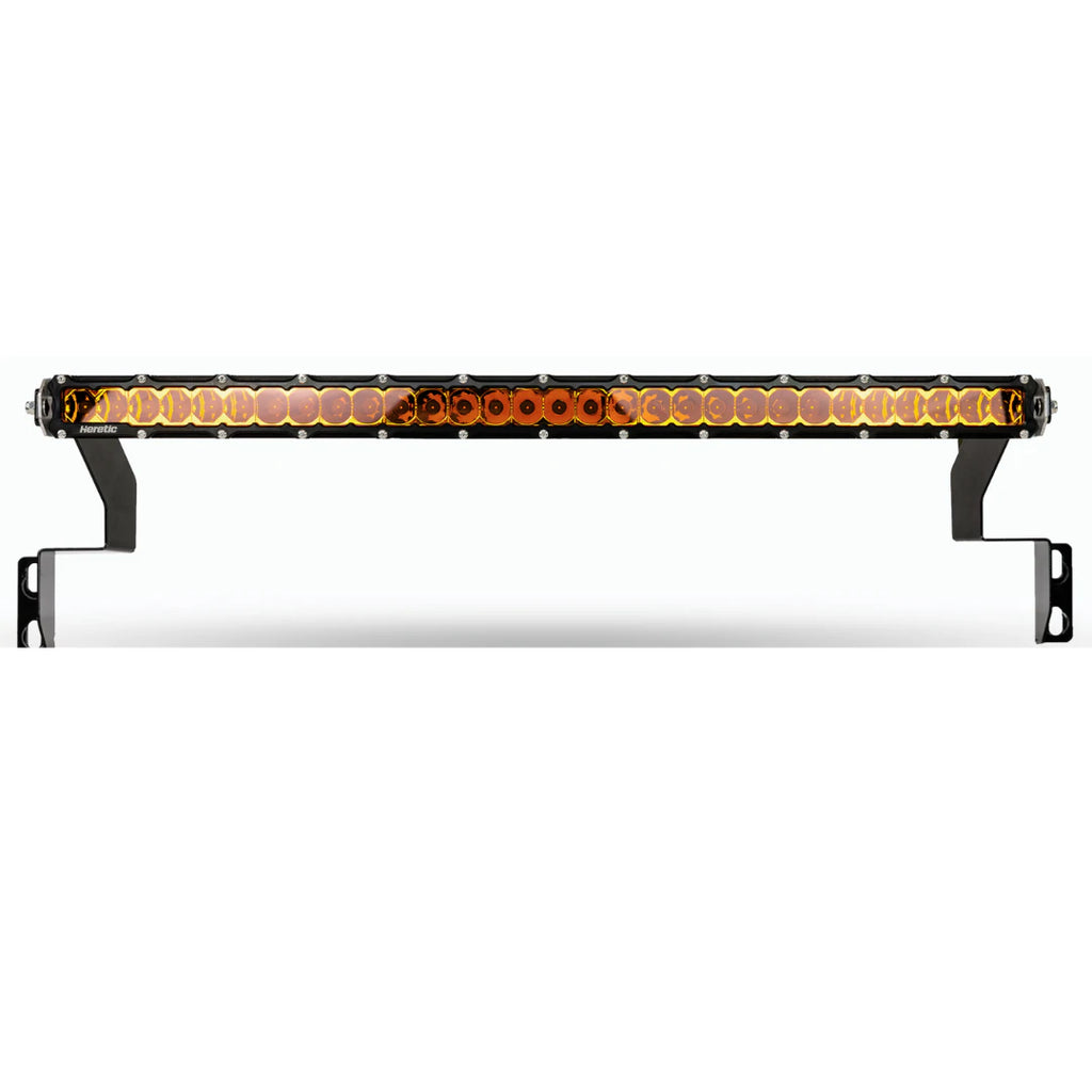 Heretic Behind The Grille - 30 Inch Light Bar - Amber Lens For Toyota Tundra