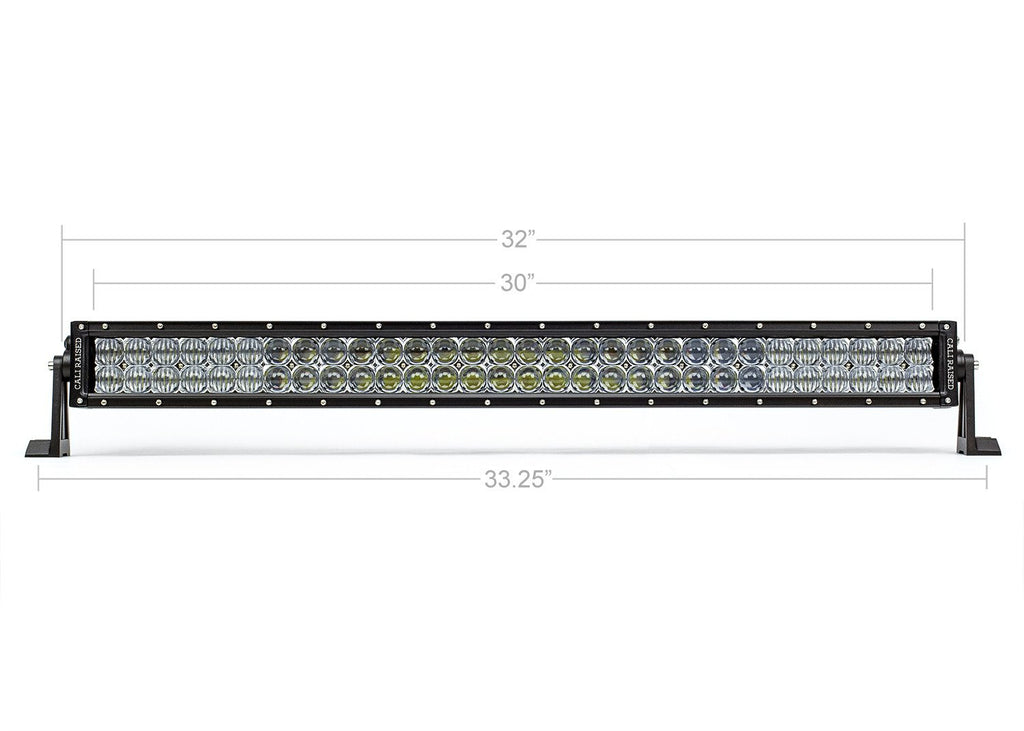 Cali Raised LED 32" Dual Row 5D Optic Osram LED Bar