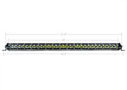 Cali Raised LED 32" Slim Single Row LED Bar (Amber Color)