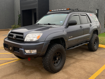 Cali Raised LED 20 Degree Bolt On Rock Sliders For Toyota 4Runner 2003-2009