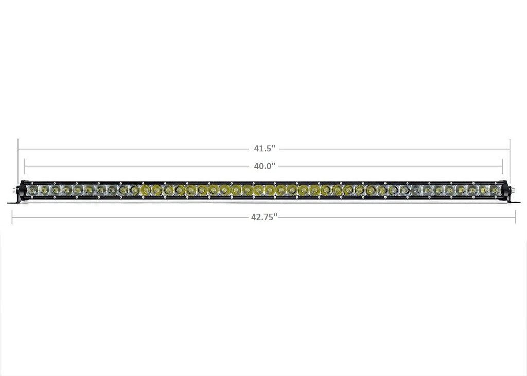 Cali Raised LED 42" Slim Single Row LED Light Bar