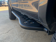 Cali Raised LED Rock Sliders For Toyota 4Runner 2014-2020