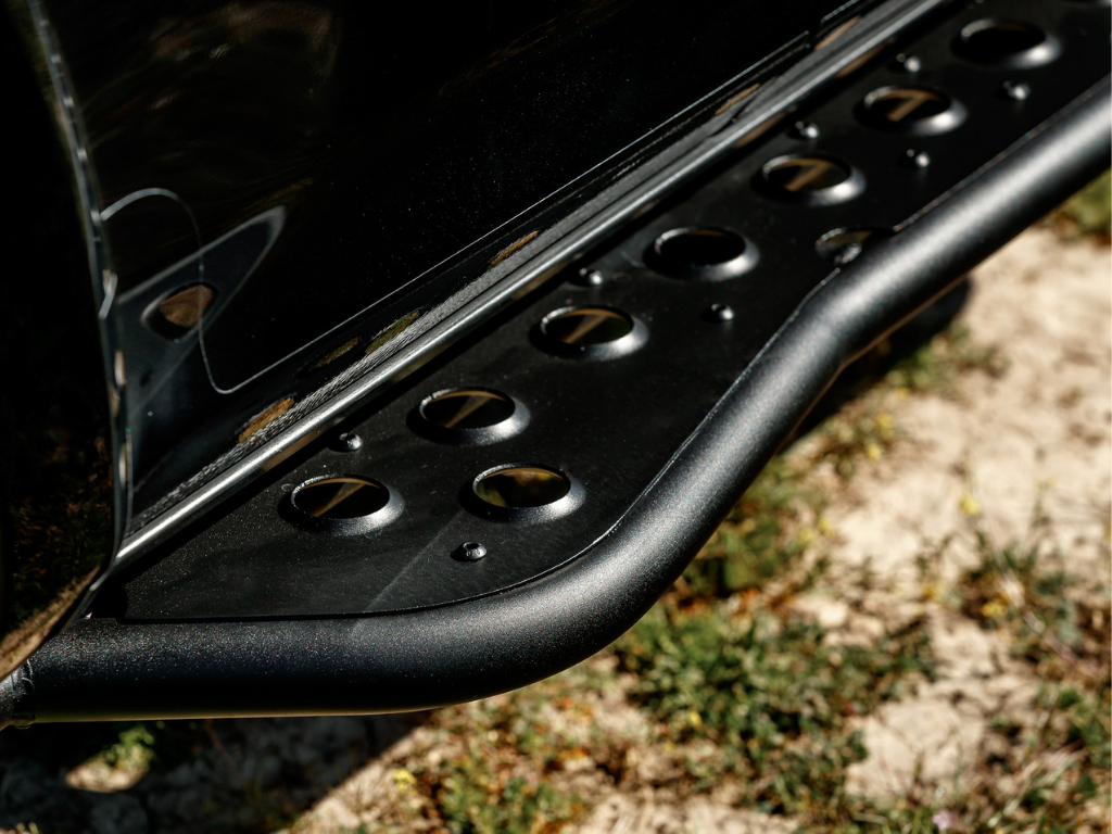Cali Raised LED Rock Sliders For Toyota 4Runner 2014-2020