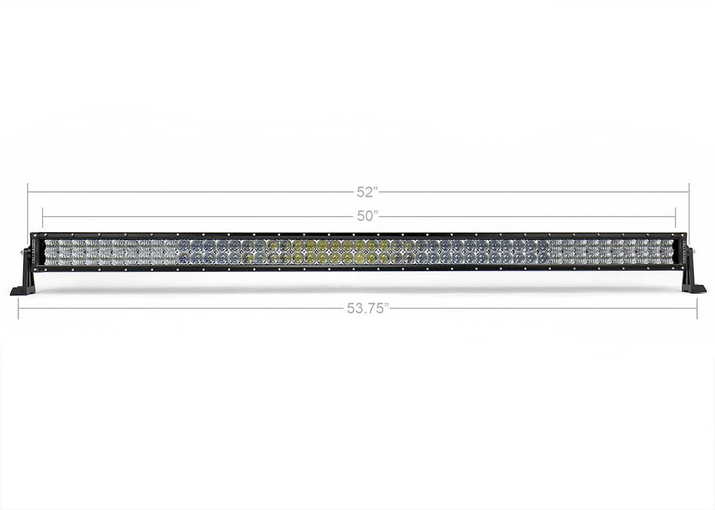 Cali Raised LED 52" Dual Row 5D Optic Osram LED Bar