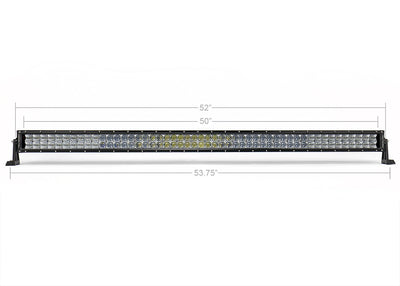 Cali Raised LED 52" Dual Row 5D Optic Osram LED Bar