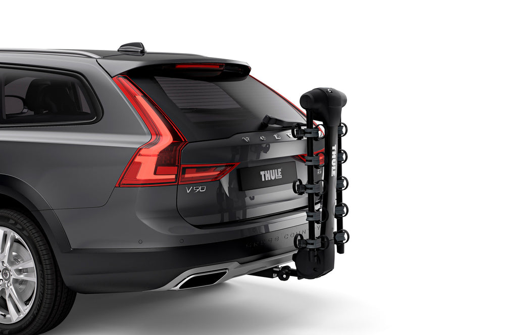 folded view of Apex XT 5 - Hitch Bike Rack - by Thule
