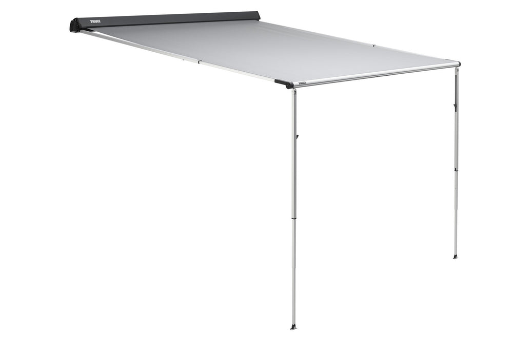Thule OutLand awning 7.5ft size providing shade at campsite
