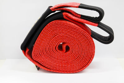 Snatch Strap 15,000Kg (33,000 Lbs) - Red 4" x 30" - by TJM