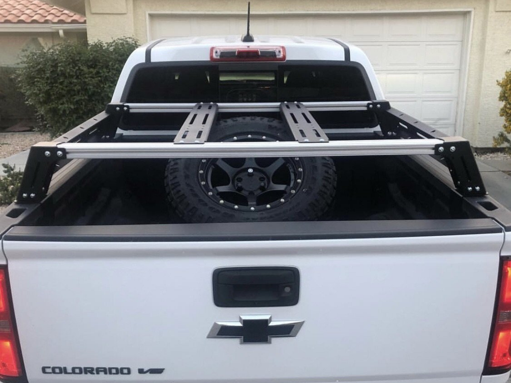 Cali Raised LED Overland Bed Rack For Chevrolet Colorado 2012-2021 ...