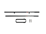 Exposed Racks 9606 Black Soft Top Roof Rack for Jeep Wrangler JK