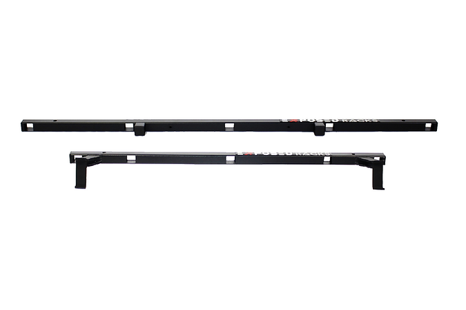 Exposed Racks 9704 Black Click-In Soft Top Roof Rack For Jeep Wrangler JKU