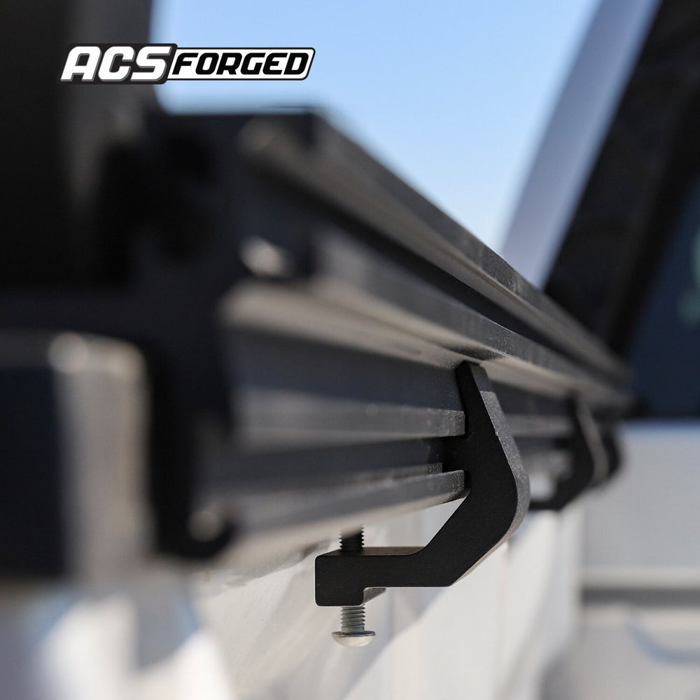 Leitner Active Cargo System ACS Forged Bed Rack For GMC Pickup Trucks Clamps Detail