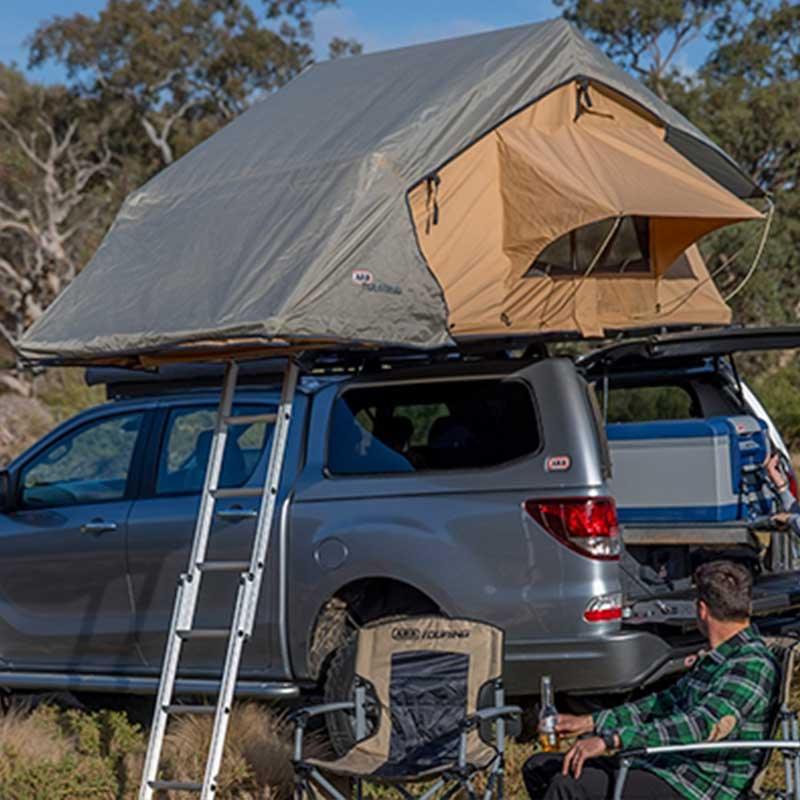 ARB Series III Simpson Roof Top Tent  On Top Of Mazda Truck