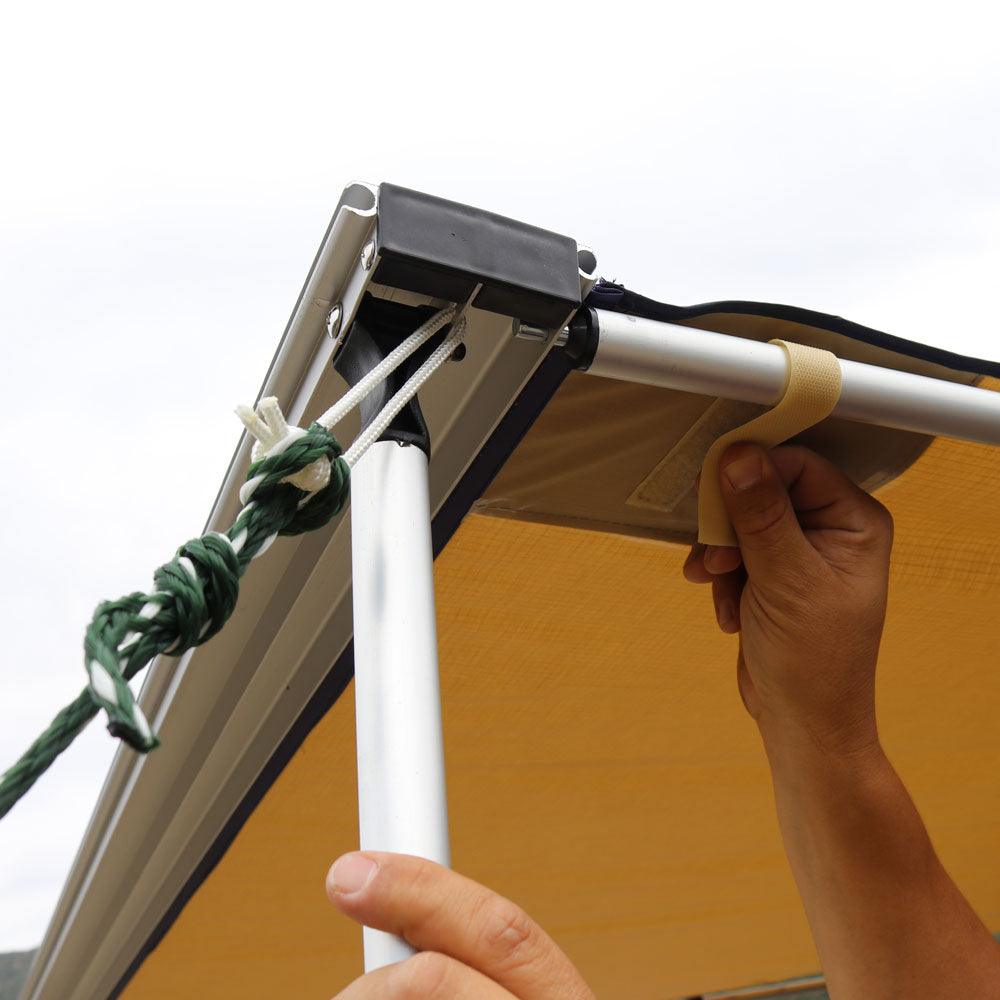 specs of 6.5' x 8' Rooftop Side Awning - by Tuff Stuff