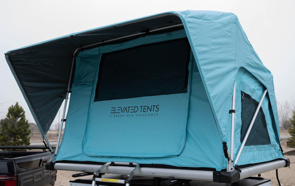 gs tent GoFSR Adventure Series - Manual Elevated - Rooftop Tent Pink