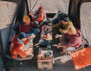 Campers relaxing in the Annex Plus by iKamper