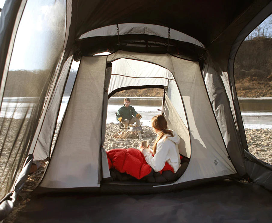 iKamper Annex Plus Inner Tent With A Person Inside