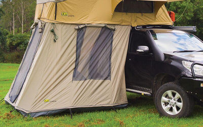 side view of annex for tom roof top tents