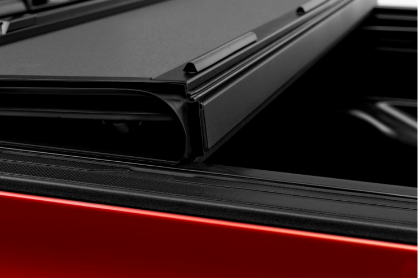 Matte Finished Look of BAK Industries BAKFlip MX4 Truck Bed Cover W/ Deck Rail System
