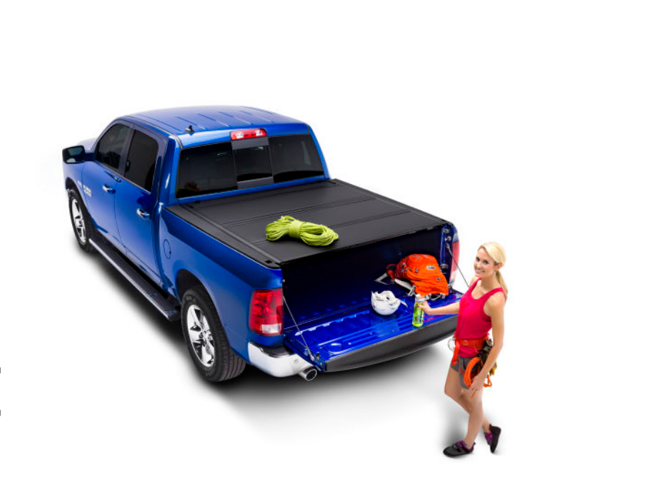 Full Back Open View Of BAKFlip MX4 Truck Bed Cover For Ram 2019-2021