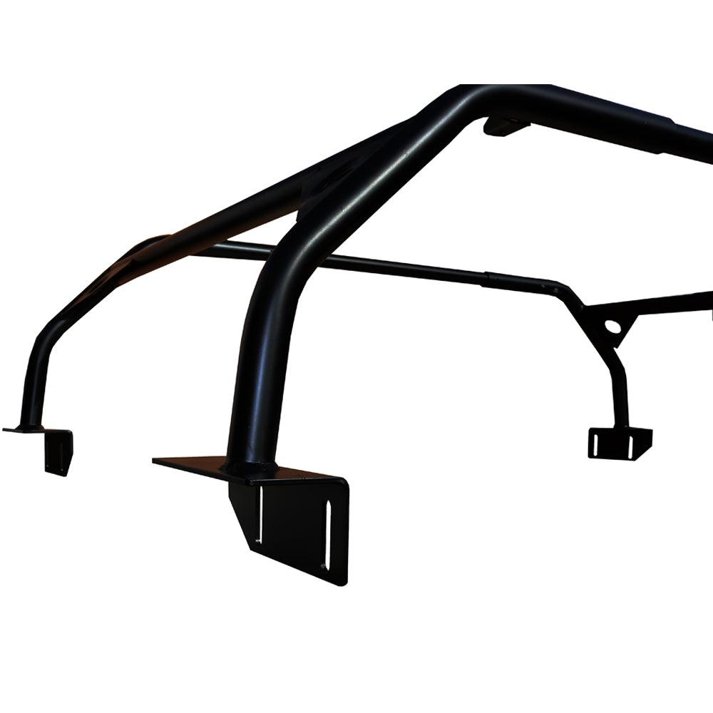 powder coated black rack