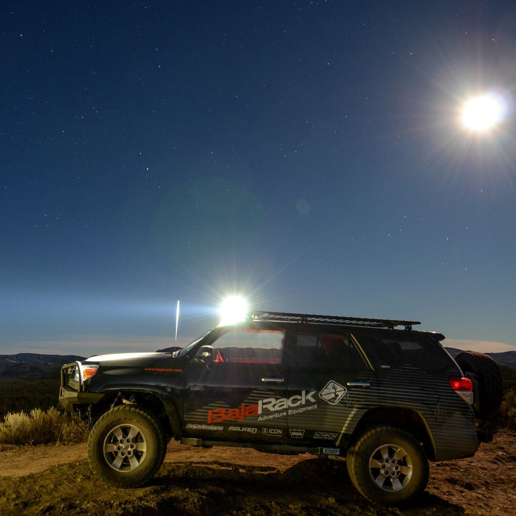 BajaRack UTility Flat Roof Rack Spy Light System Toyota 4Runner 5 Gen ...