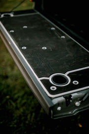 Close Up View Of The BillieBars Gladiator Tailgate Cover 2019-2022