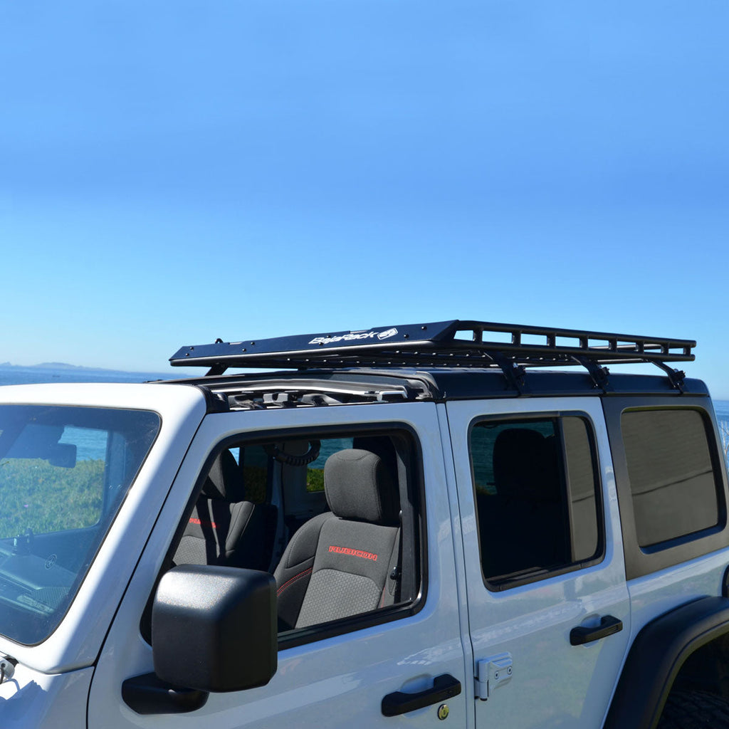 Roof Rack With Wind Deflector For JEEP JL