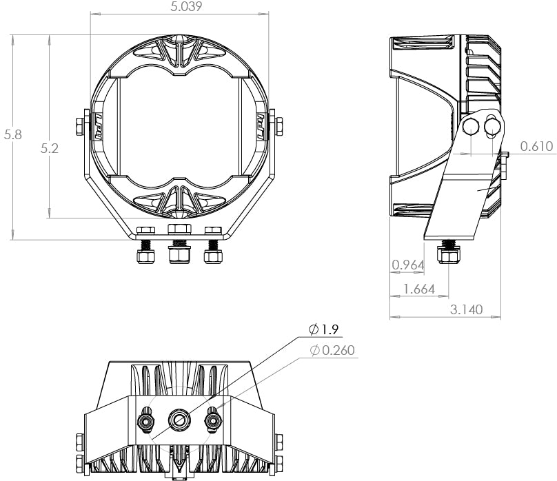 LP4 Pro LED measurements and specs