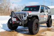 Fishbone Barracuda Stinger Bar with Modular Bumper Base on Jeep Wrangler and Jeep Gladiator