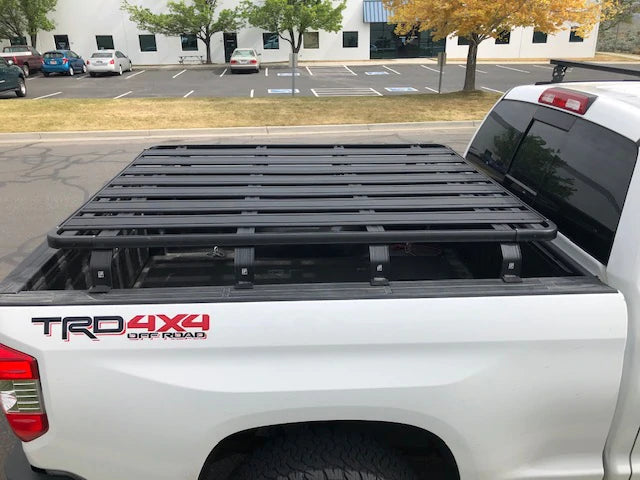 Bed Rail Rack Kit For Toyota Tundra - Lightweight Low Profile - by Eezi Awn 