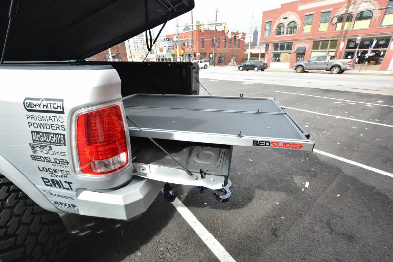 Bedslide S Truck Bed Cargo Slide installed