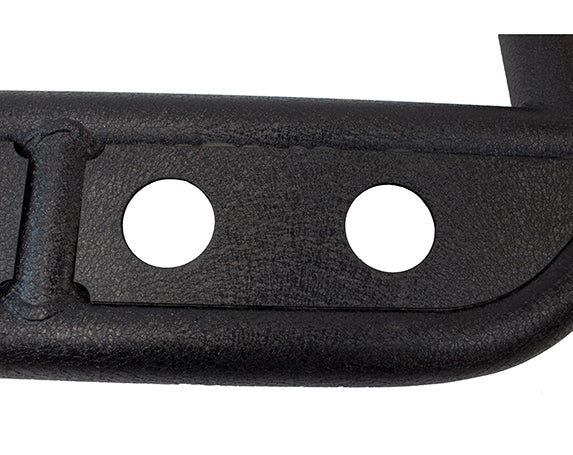 Black textured powder coat