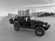BLACK UNDER Soft Top Crossbar Jeep Wrangler JLU