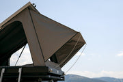 side view of Blade - 2 Person Hardshell Roof Top Tent - by Eezi-Awn 