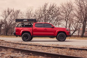 Body Armor 4x4 Overland Rack For Toyota Tacoma 2005-2023 Packed and mounted on a bed rack