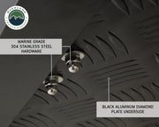 Base Plate Aluminum/Diamond Underside of Bushveld OVS Hardshell RTT