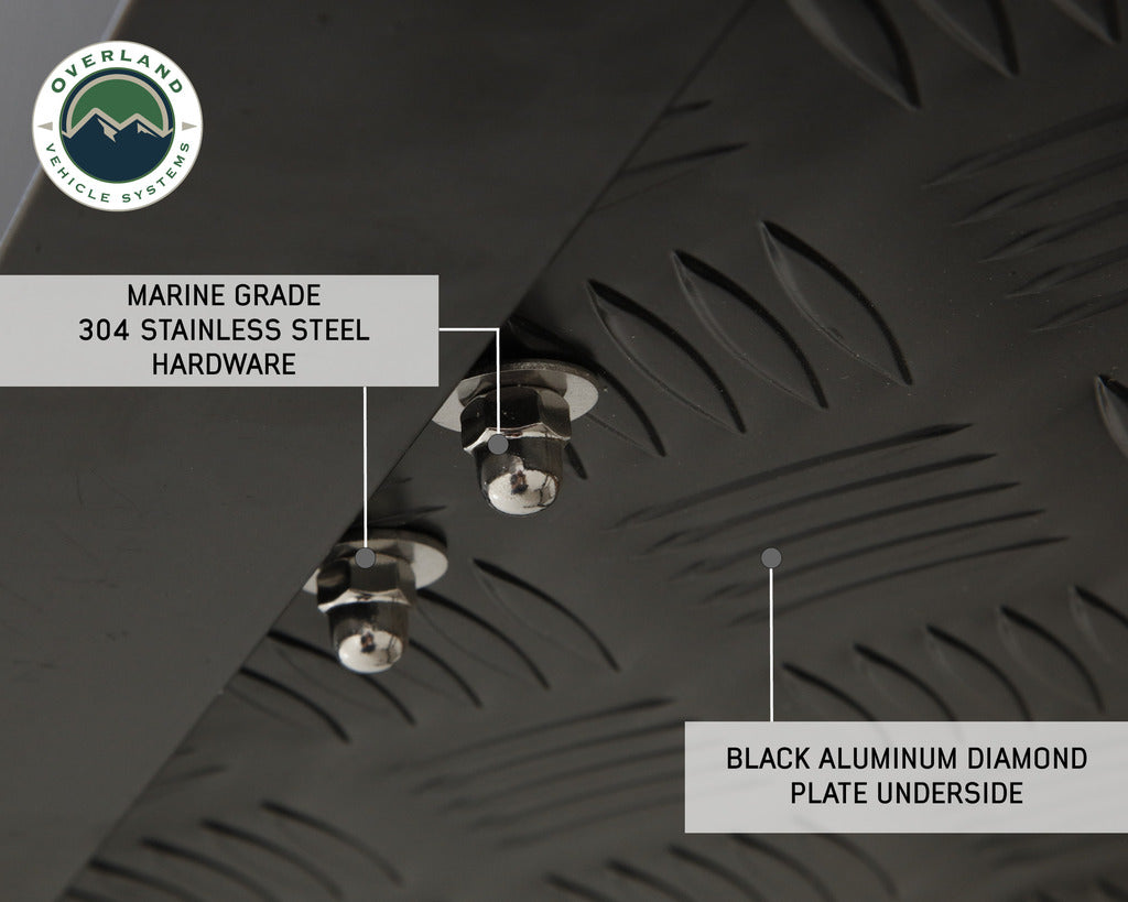 Base Plate Aluminum/Diamond Underside of Bushveld OVS Hardshell RTT
