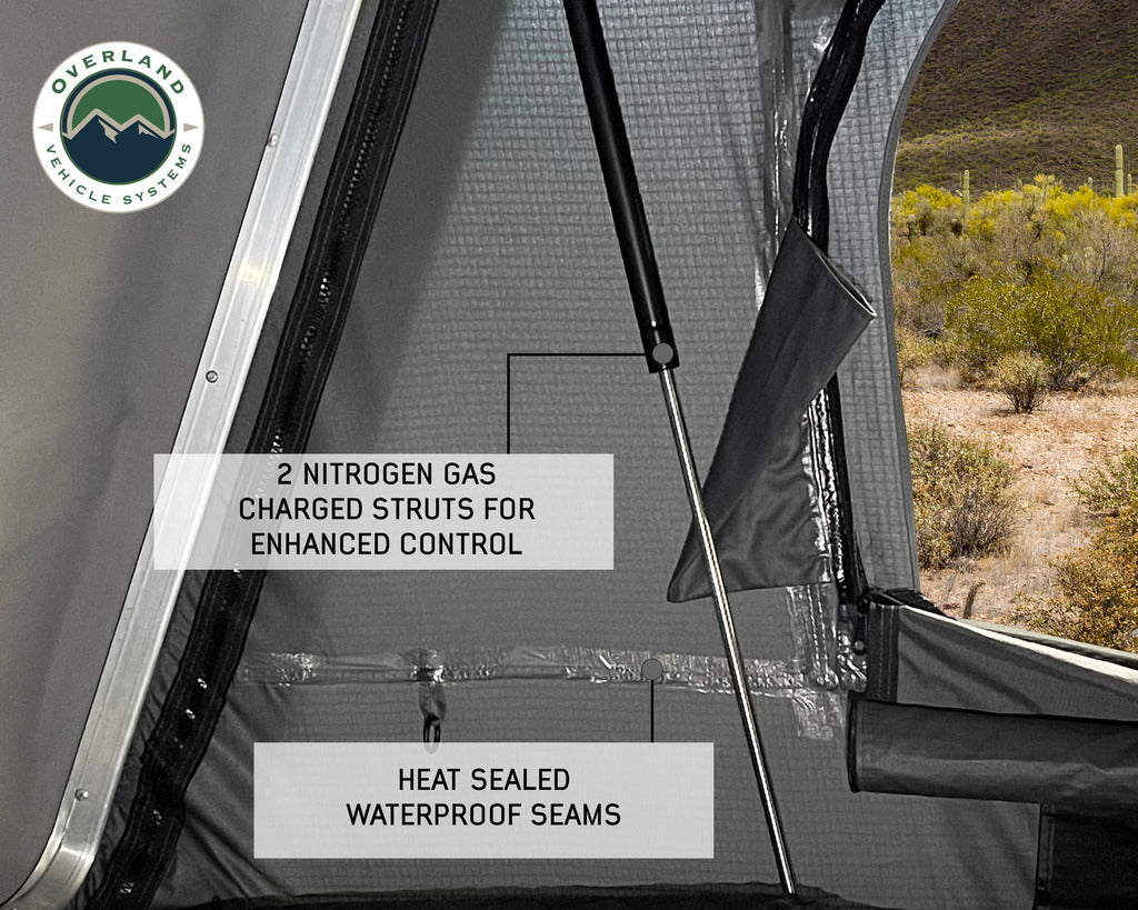 Nitrogen Gas Strut for Easy Setup of OVS Bushveld Hardshell Tent