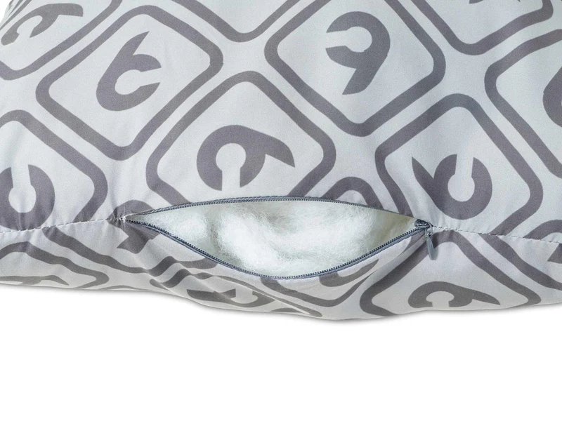 Zippered Side for Polyfill Adjustment