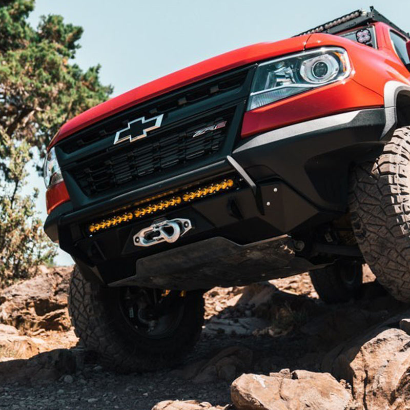 CBI Covert Front Bumper For Chevy Colorado ZR2 2015-2020 With Bull Bar View