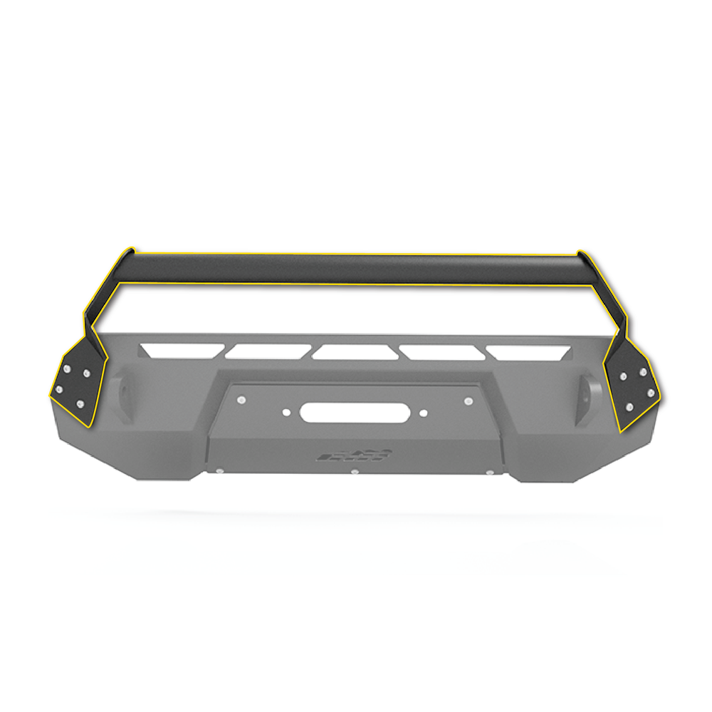 CBI Offroad Covert Bolt-on Grill Guard For Toyota Tacoma
