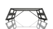 CBI Offroad Fab Cab Height Rack for Ford F150 2004 to 2021 Model Front View