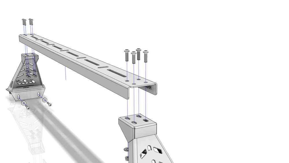 Parts Guide for Overland Bed Bar CBI Offroad Fab